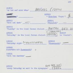 Western questionnaire, answ...