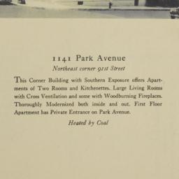 1141 Park Avenue