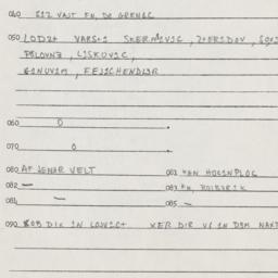 Eastern questionnaire, answ...