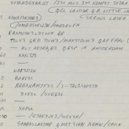 Western questionnaire, answ...