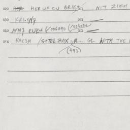 Eastern questionnaire, answ...