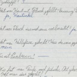 Western questionnaire, answ...
