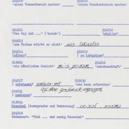 Western questionnaire, answ...