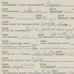 Western questionnaire, answ...