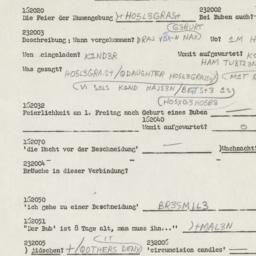 Western questionnaire, answ...