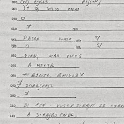 Eastern questionnaire, answ...