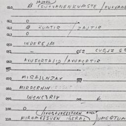 Eastern questionnaire, answ...