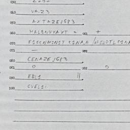 Eastern questionnaire, answ...