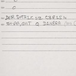 Eastern questionnaire, answ...