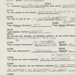 Western questionnaire, answ...