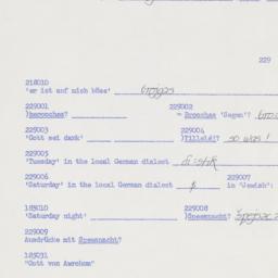 Western questionnaire, answ...