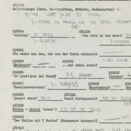 Western questionnaire, answ...