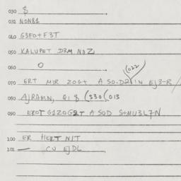 Eastern questionnaire, answ...