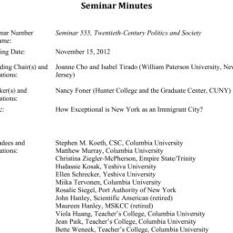 Minutes, 2012-11-15. Twenti...