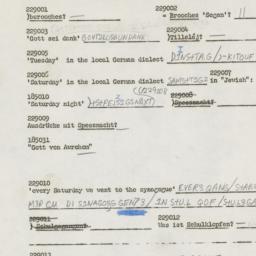 Western questionnaire, answ...