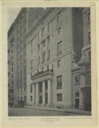 The Harmonie Club. 4, 6, and 8 East Sixtieth Street, New York. McKim, Mead & White, Architects. Tide-Water Building Company, Builders