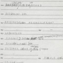 Eastern questionnaire, answ...