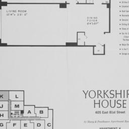 Yorkshire House, 405 E. 81 ...