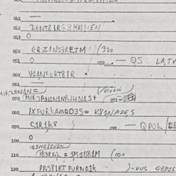Eastern questionnaire, answ...