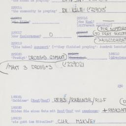 Western questionnaire, answ...
