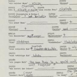 Western questionnaire, answ...