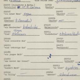Western questionnaire, answ...