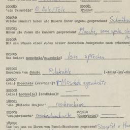 Western questionnaire, answ...