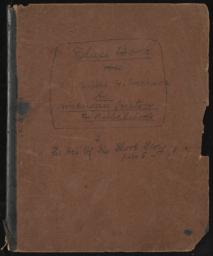 Page 1 of notebook cover