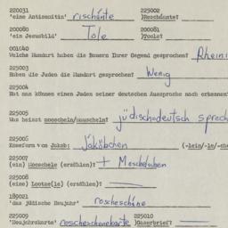 Western questionnaire, answ...