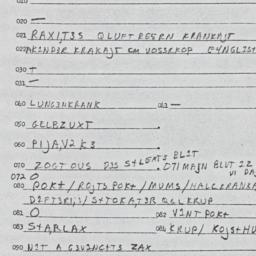 Eastern questionnaire, answ...