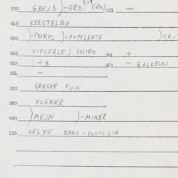 Eastern questionnaire, answ...