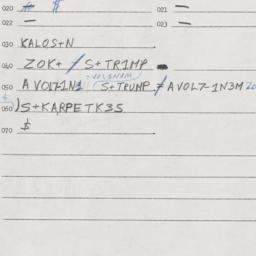Eastern questionnaire, answ...