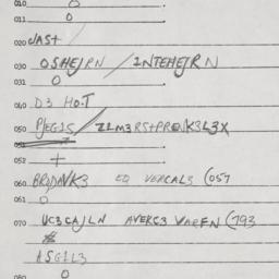 Eastern questionnaire, answ...