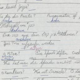 Western questionnaire, answ...