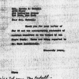 Letter from Charles Dollard...