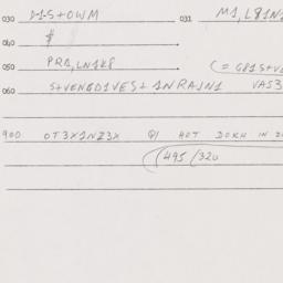 Eastern questionnaire, answ...