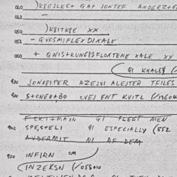Eastern questionnaire, answ...
