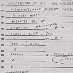Eastern questionnaire, answ...