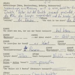 Western questionnaire, answ...