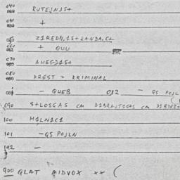 Eastern questionnaire, blue...