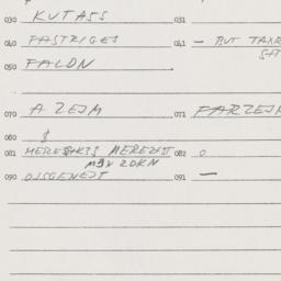 Eastern questionnaire, answ...