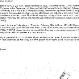 Announcements, 2005-02-24. ...