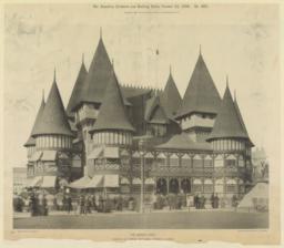 The Marine Café. World's Columbian Exhibition, Chicago, Illinois