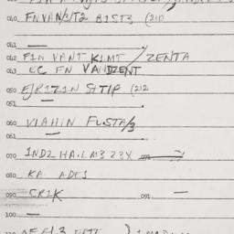 Eastern questionnaire, answ...