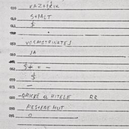 Eastern questionnaire, answ...