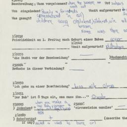 Western questionnaire, answ...