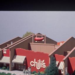 Model, aerial view.