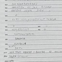 Eastern questionnaire, answ...