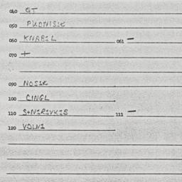 Eastern questionnaire, answ...