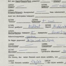 Western questionnaire, answ...